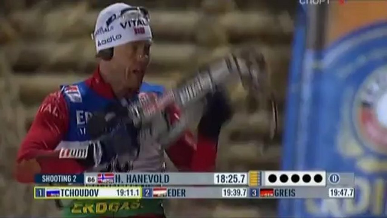 Биатлон ЧМ-2009 Мужской спринт 2