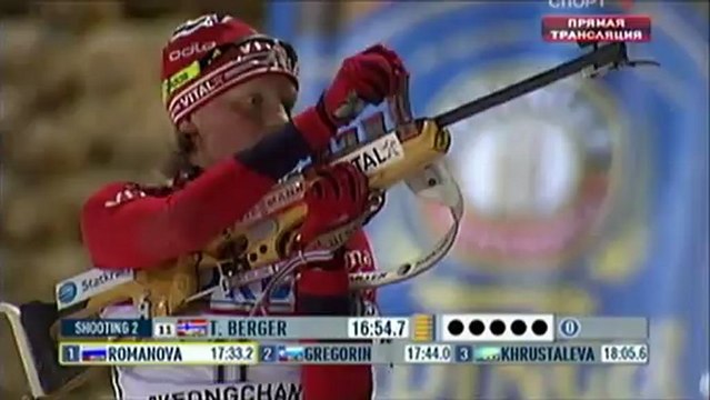 Биатлон ЧМ-2009 Женская индивидуальная гонка 1