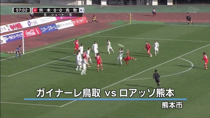 ガイナーレ鳥取　シーズン初戦　ゴール決めたのは