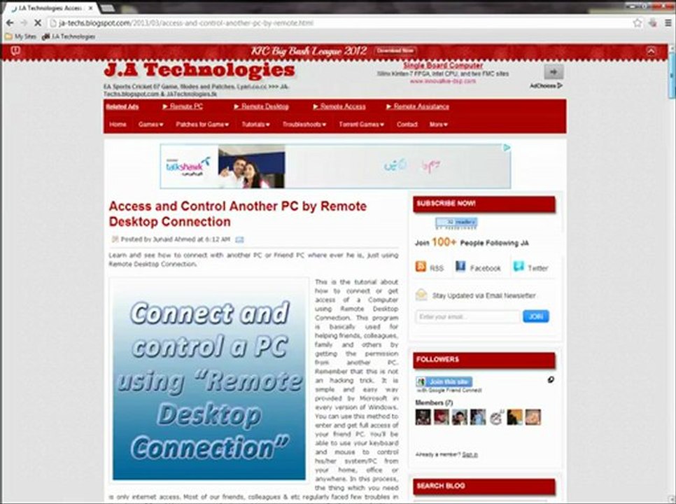 How to Use Remote Desktop Connection