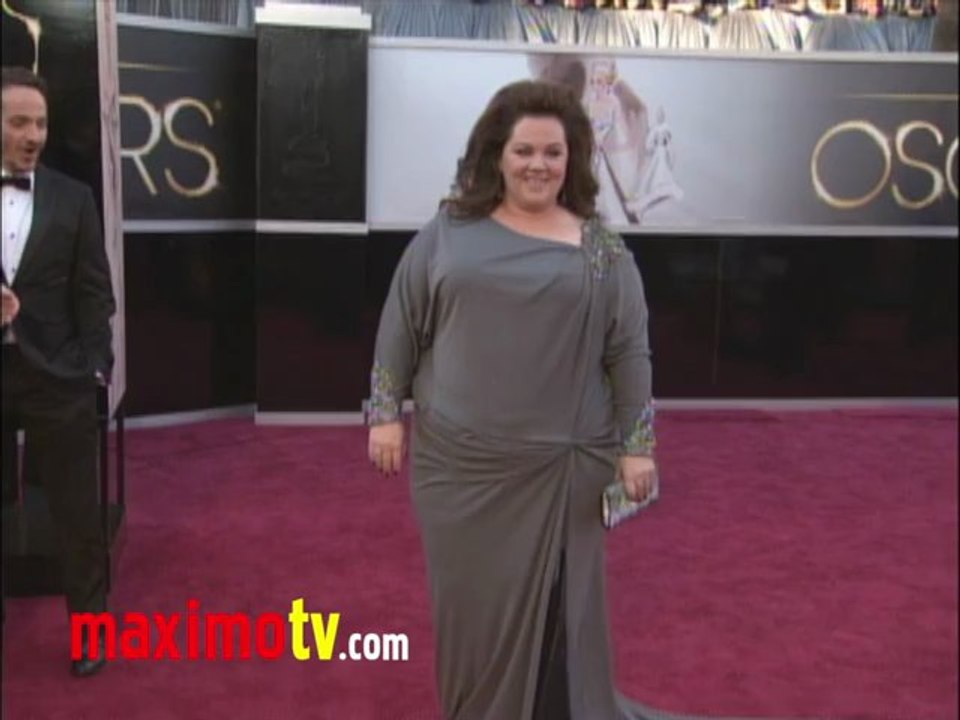 Melissa McCarthy Oscars 2013 Fashion Arrivals