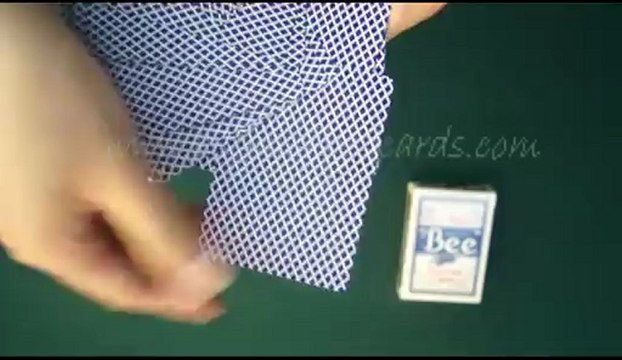 plástico jogando cartas Bee(blue)3 truque de mágica