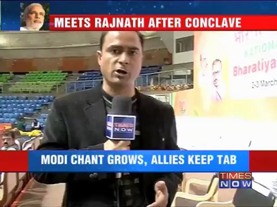 Modi takes centrestage, allies keep a close watch