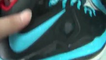 lebron james black blue shoes
