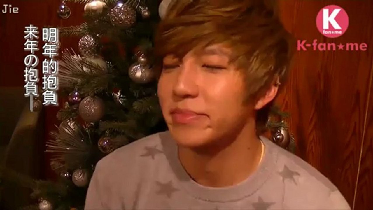 [中字][K-fan★me]121219每日更新影片「30days 完整的U-KISS」~明年的抱負@秀鉉 篇~
