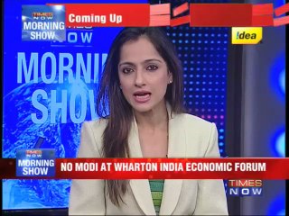 Narendra Modi's Wharton address cancelled.