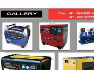 generators rental in chennai