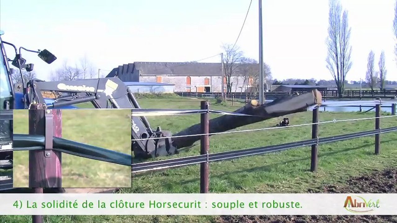 Les avantages de la clôture souple HORSECURIT, par Abrivert