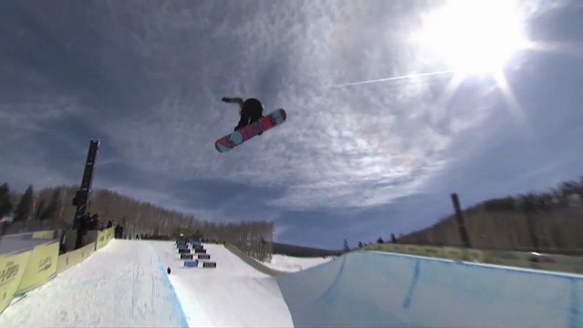 Snowboard - Kelly Clarks winning run at the Burton US Open 2013 - Halfpipe World Snowboard Tour Champion