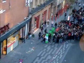 Violents incidents après la manifestation rue Alsace-Lorraine