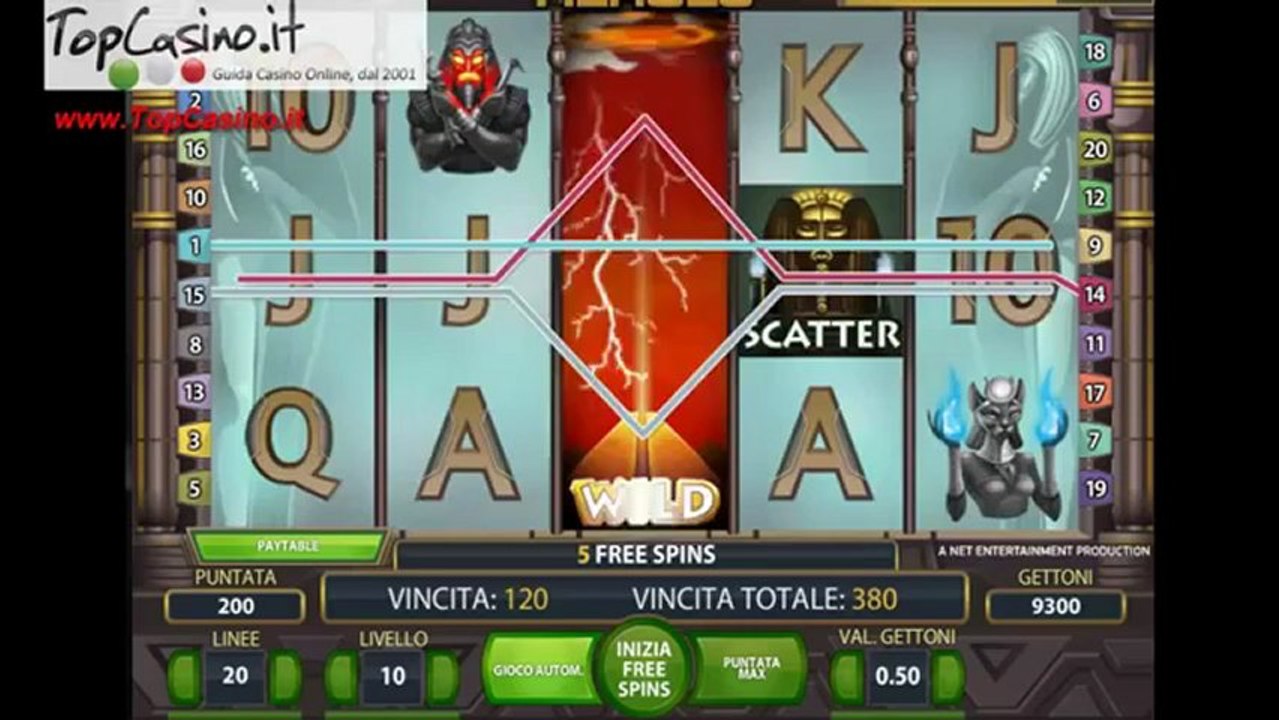 Inizia a giocare alla slot machine online