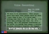 L'enregistrement sonore d'un appel téléphonique entre Michael Jackson et son médecin