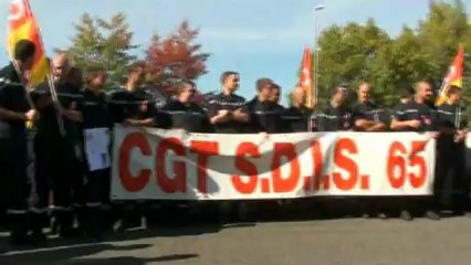 Les sapeurs-pompiers en colère