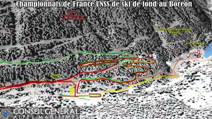 Championnat de France UNSS de ski de fond au Boréon
