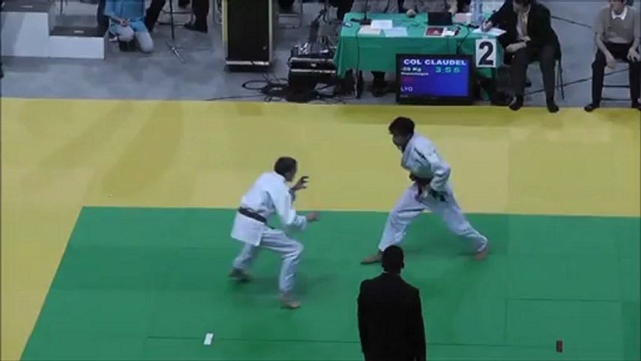 thomas championnat de france cadets judo unss 2012