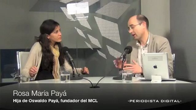 Rosa María Payá. Hija de Oswaldo Payá. 1-3-2013