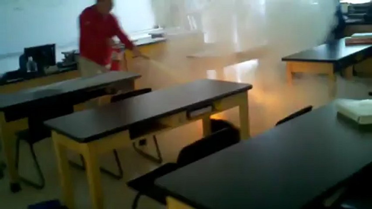 Expérience en cours de physique