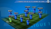 L'équipe-type de la 27e journée de Ligue 1