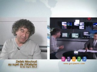 Zedek Mouloud au sujet de JSK