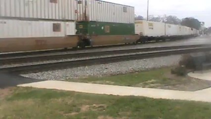 Norfolk Southern container train east through Austell Ga.
