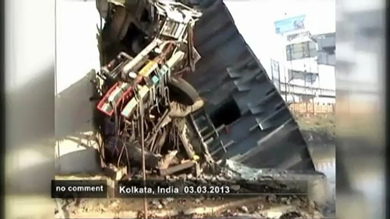 Bridge collapse in Kolkata - no comment