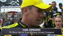 Carl Edwards Talks About Win at Phoenix