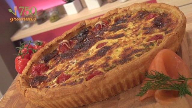 Recette Quiche au saumon fumé - 750 Grammes