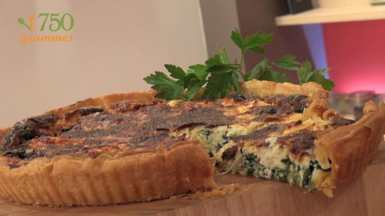 Recette de Quiche aux épinards - 750 Grammes