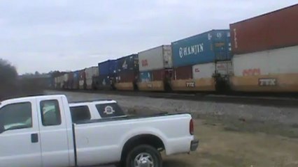 Norfolk Southern stack train southeast through Austell Ga.
