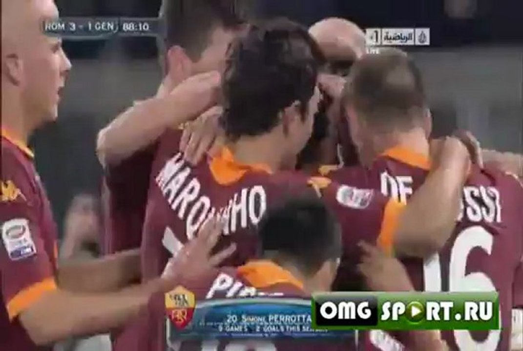 AS Roma 3-1 Genoa Highlights 03.03.13