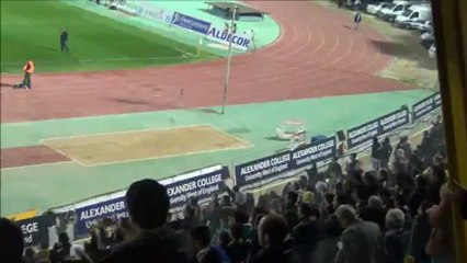 ΑΕΚ-ΑΠΟΕΛ-φίλαθλοι ΑΕΚ-τέλος