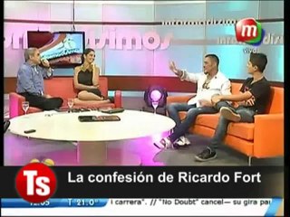 RICARDO FORT CONFIESA QUE FUE PAREJA DE JUAN CASTRO