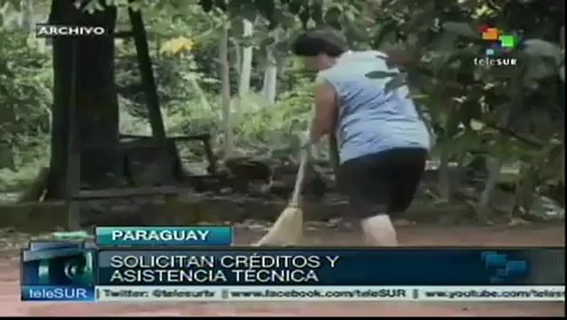 Campesinos paraguayos exigen erradicar desnutrición infantil