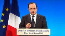 Discours du président de la République lors du déplacement à Blois