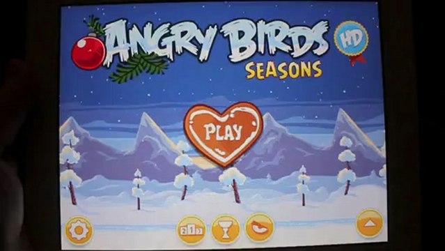 Angry Birds Seasons Wreck the Halls Level 1-12 3-Star Walkthrough iPhone/iPod/iPad/Droid 101810