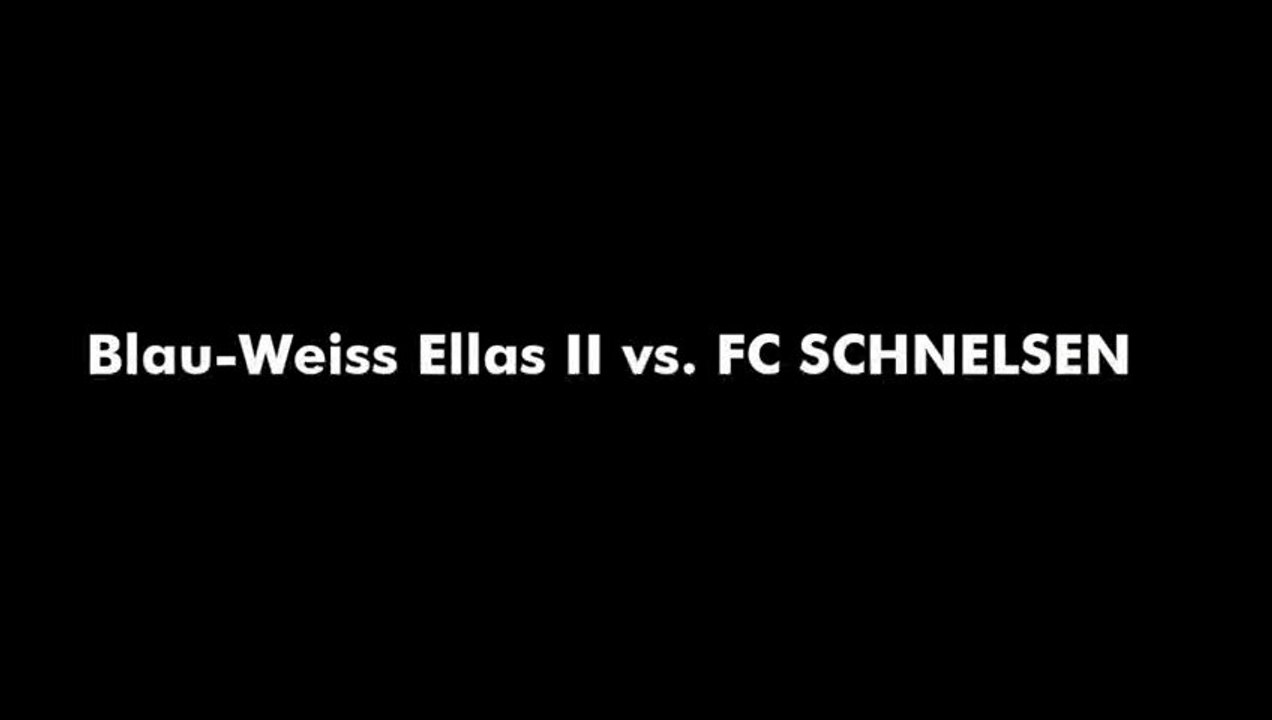Blau-Weiss Ellas II vs. FC Schnelsen