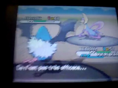 Pokemon version blanc 2 . 2 ) La capture de creselia