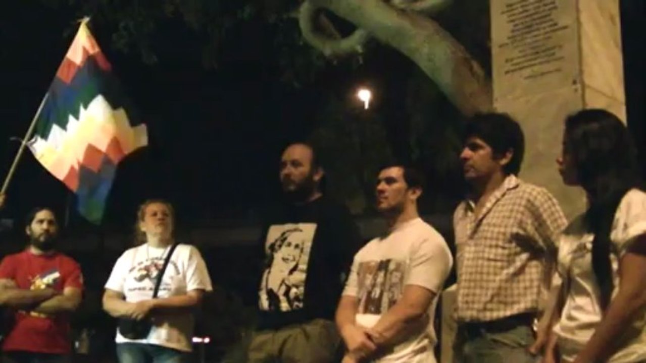 Homenaje a Chavez- Habla Jacinto P. Alvarez de JP  Descamisados