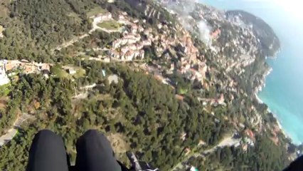 Envol à deux sur Roquebrune Cap Martin