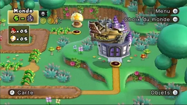 New Super Mario Bros. Wii - Monde 5 : Niveau 5-Château
