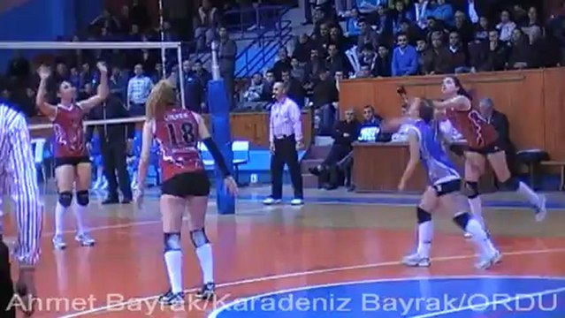 -ORDU TELEKOM ANKARA NUMUNE BAYANLAR VOLEYBOL MAÇ/ karadenizbayrak.com