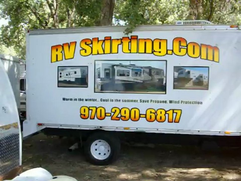 Coachman Fredom Express Trailer Skirting, Trailer Skirts, Fifth Wheel Skirts, RV Skirting