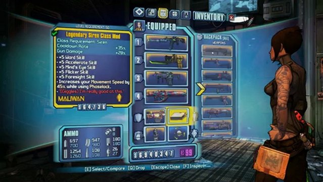 BORDERLANDS 2 | My Siren Build!!!