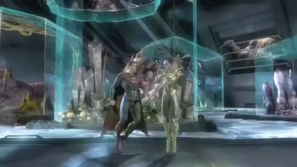 Injustice : Les Dieux Sont Parmi Nous - Gameplay d'un combat entre Superman et Sinestro