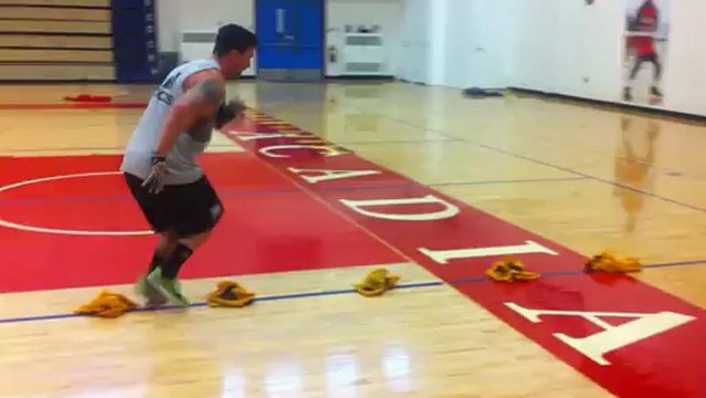 man gets hit in face by ball