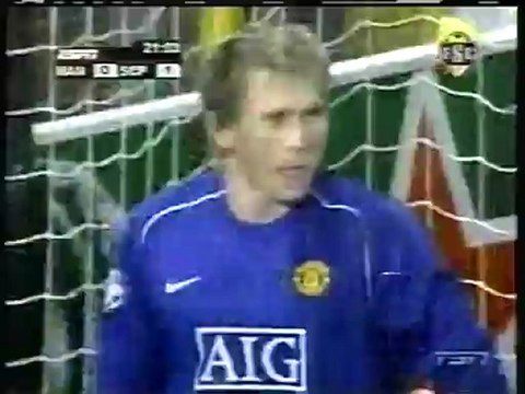 2007 (November 27) Manchester United (England) 2-Sporting Lisbon (Portugal) 1 (Champions League)