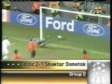 2007 (November 28) Celtic Glasgow (Scotland) 2-Shakhtar Donetsk (Ukraine) 1 (Champions League)
