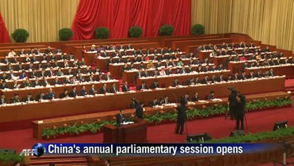 China sets 2013 economic growth at 7.5% as NPC opens