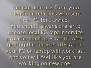 Best Repair Service for Your PC or Laptop