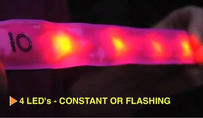 LED bands are great safety feature for Arm & Leg